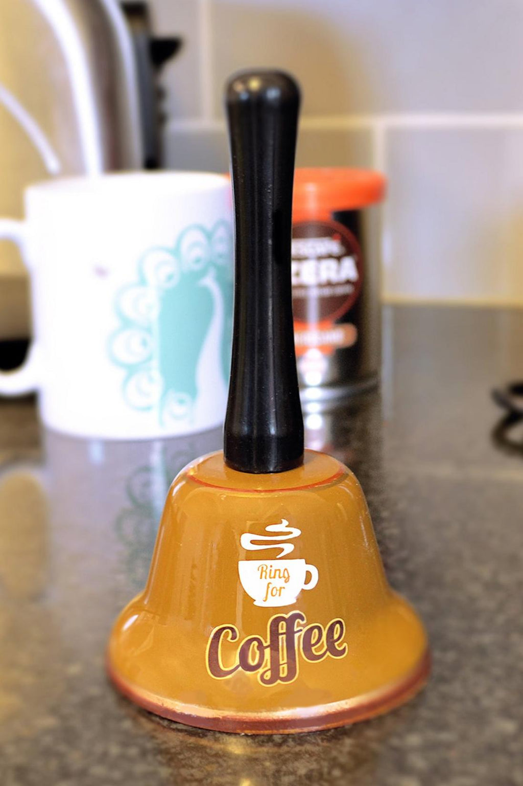 ☕ Coffee Hand Bell – Ring for Coffee in Style!