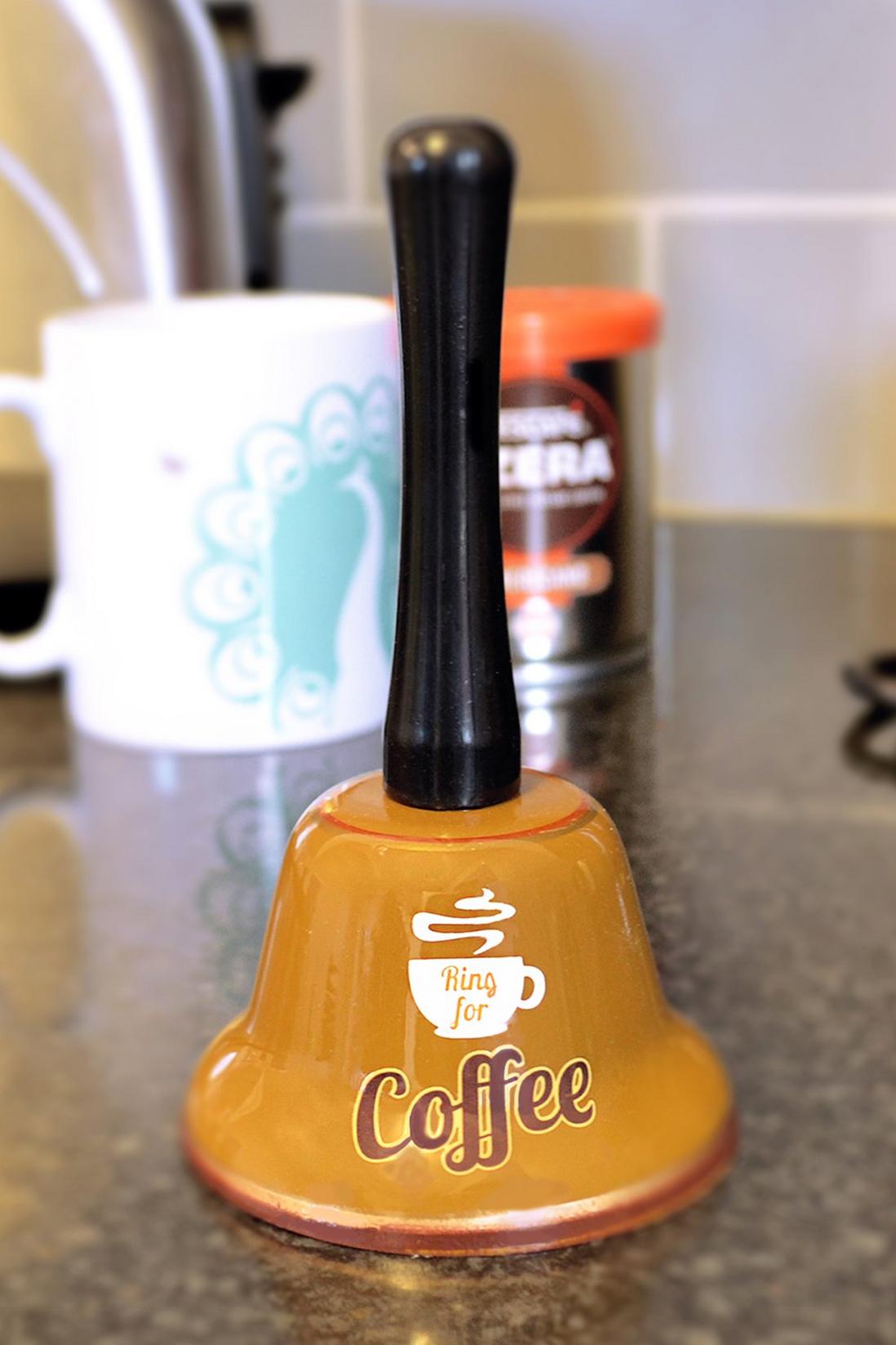 ☕ Coffee Hand Bell – Ring for Coffee in Style!