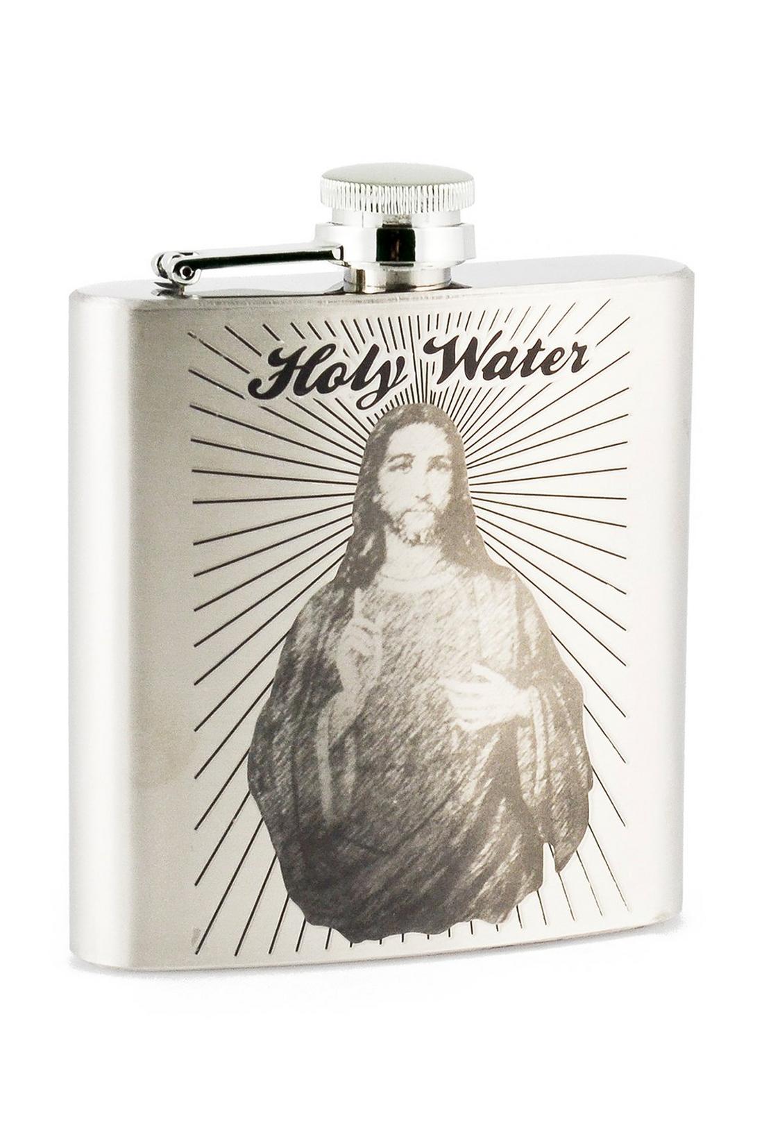 ✝️ "Holy Water" Stainless Steel Flask – 6oz