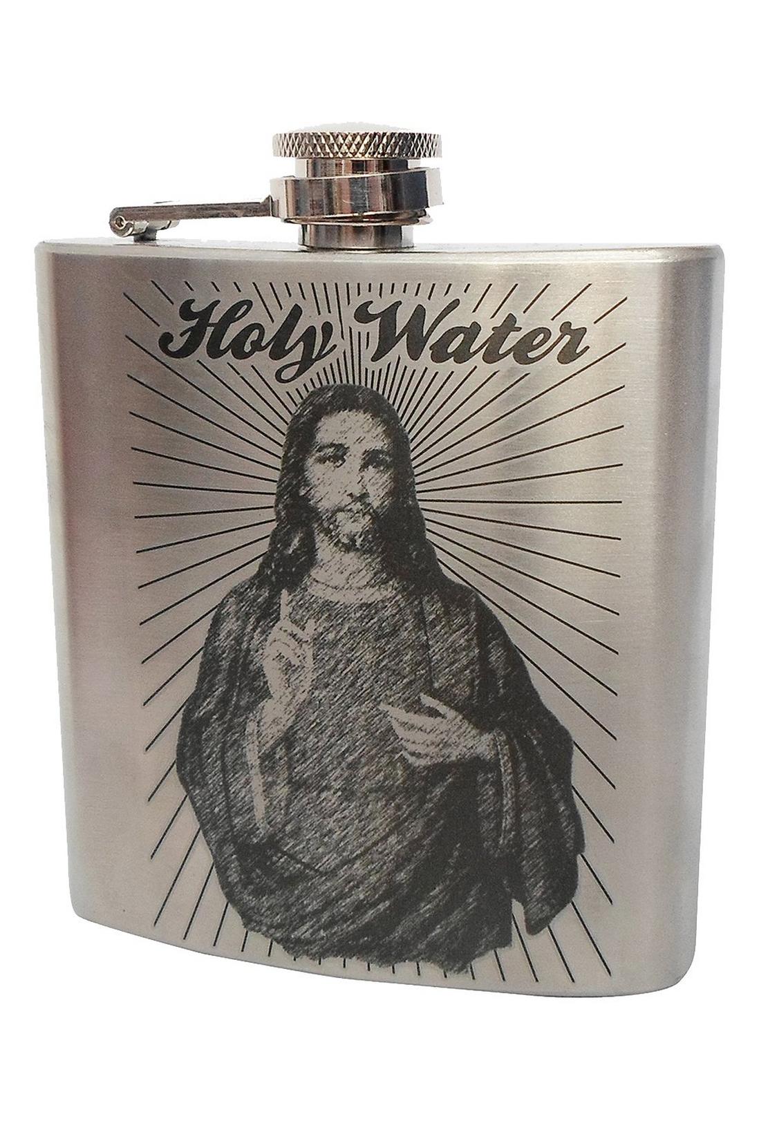 ✝️ "Holy Water" Stainless Steel Flask – 6oz