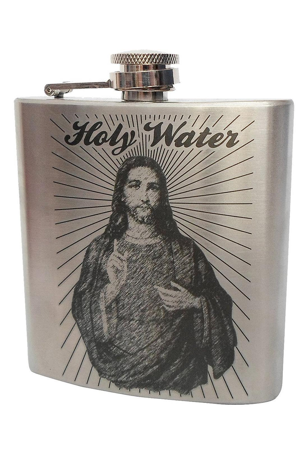 ✝️ "Holy Water" Stainless Steel Flask – 6oz