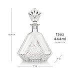 Admiral Crystal Irish Cut Whiskey Decanter