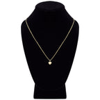 Cubic Zirconia 14K Gold Filled Voluminous Heart Pendant Necklace Set