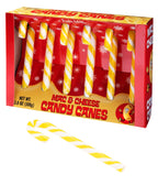 Mac & Cheese Flavored Candy Canes - Bizarre Christmas Gag Joke - Archie McPhee