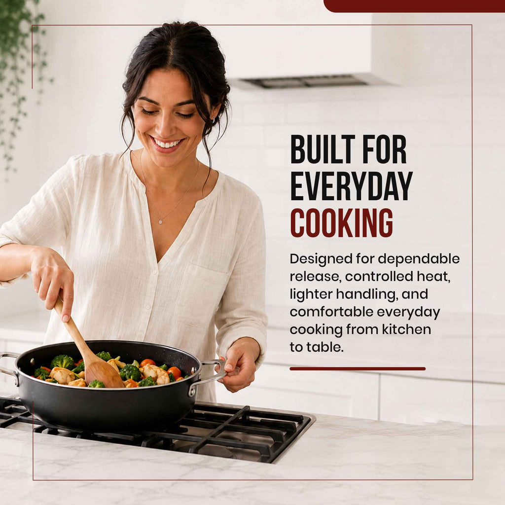 Ceramic Nonstick Sauté Pan, 3.5-Qt