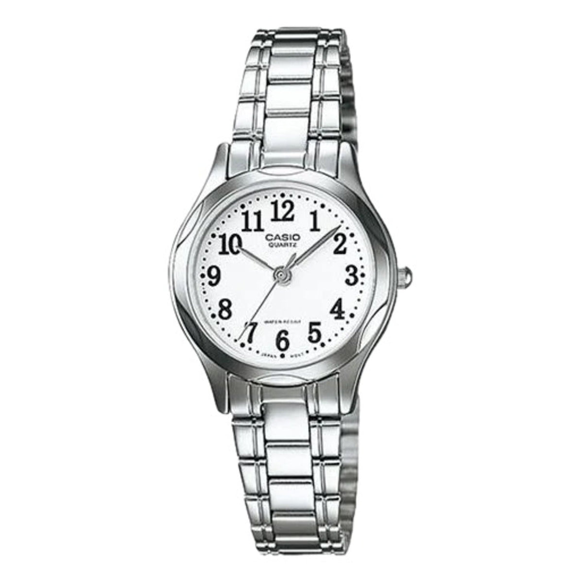 Casio Women's White Dial Stainless Steel Bracelet Watch - LTP-1275D-7B