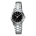 Casio Women's Black Dial Stainless Steel Bracelet Watch - Casio_LTP_1275D_1A