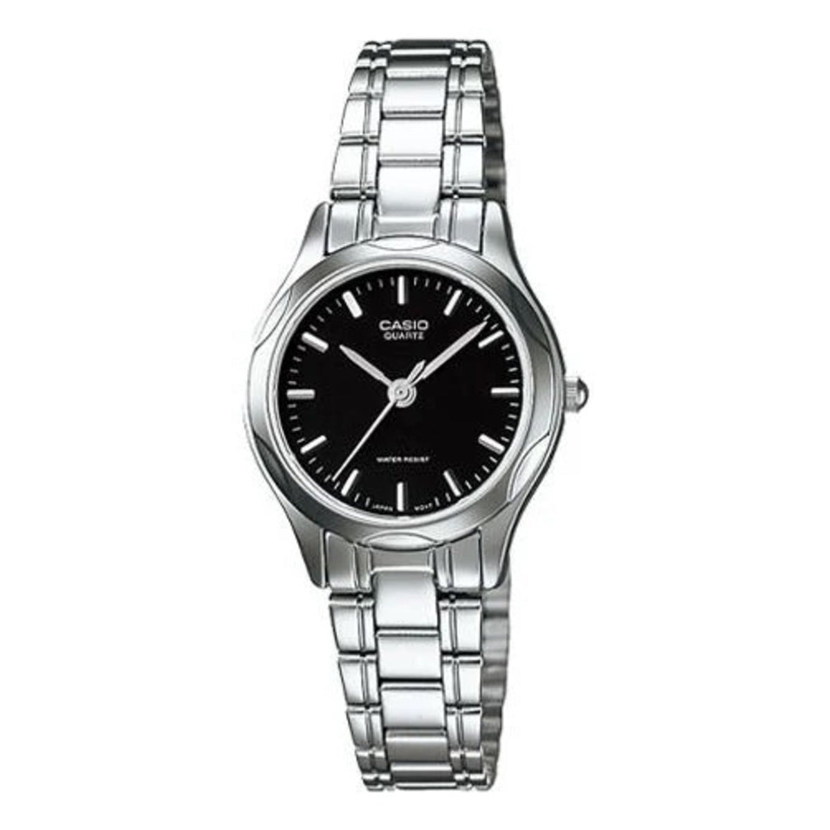 Casio Women's Black Dial Stainless Steel Bracelet Watch - Casio_LTP_1275D_1A