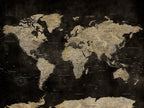 Push Pin World Map Canvas Wall Art Print, Interactive Travel Map