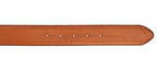 The Maratea Tan & Navy Leather Belt
