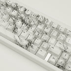 Marble Design Keycaps and Mechanical Keyboard