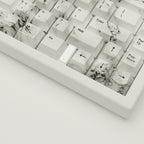 Marble Design Keycaps and Mechanical Keyboard