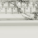 Marble Design Keycaps and Mechanical Keyboard