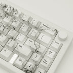 Marble Design Keycaps and Mechanical Keyboard