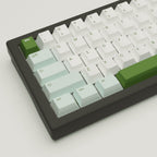 Matcha Design Keycaps and Mechanical Keyboard