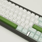 Matcha Design Keycaps and Mechanical Keyboard