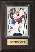 Mathew Barzal New York Islanders Fan Gift Plaque 4x6 1 Card Upper Deck 2024 2025 2026