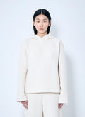 Max Mara Women Logo Embroidery Hooded Sweatshirt