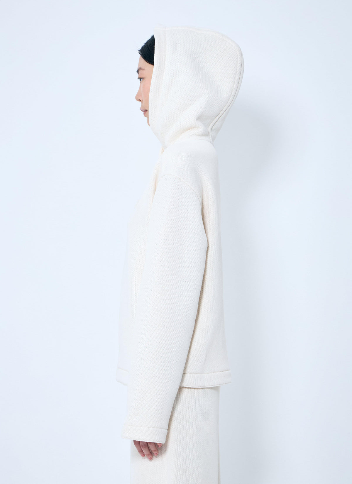 Max Mara Women Logo Embroidery Hooded Sweatshirt