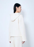 Max Mara Women Logo Embroidery Hooded Sweatshirt