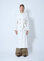 Max Mara Women Water-Repellent Garbardine Trench Coach