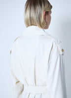 Max Mara Women Water-Repellent Garbardine Trench Coach
