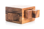 Tricky Drawer - 4 Piece Burr Puzzle In a Box
