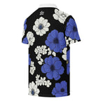 Midnight: Black Tee Blossom | Polo Shirt (slim fit)