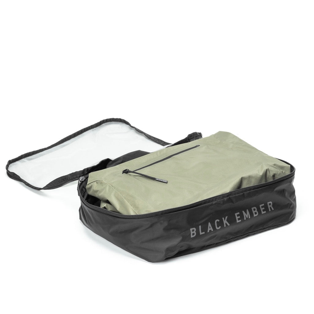 PACKING CUBE LARGE - JET BLACK : 12L