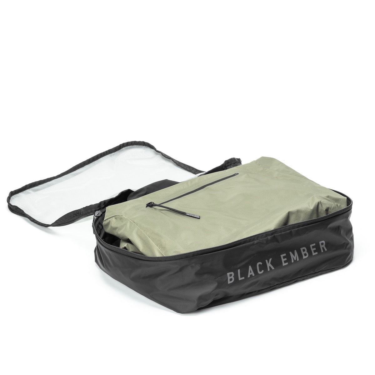 PACKING CUBE LARGE - JET BLACK : 12L