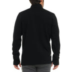 Heavyweight Men's Wool Full Zip Sweater - 100% Merino Wool
