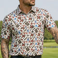 Cigar Flash Cool Stretch Men's Golf Shirt