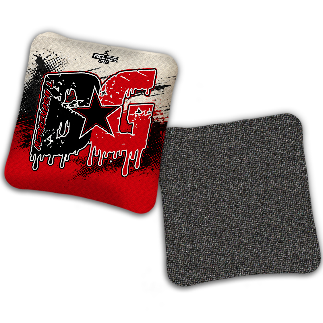 2027 ACL - BG Multiple Bag Models "GRUNGE" - Pro Stamped Cornhole Bags - SET OF 4 BAGS