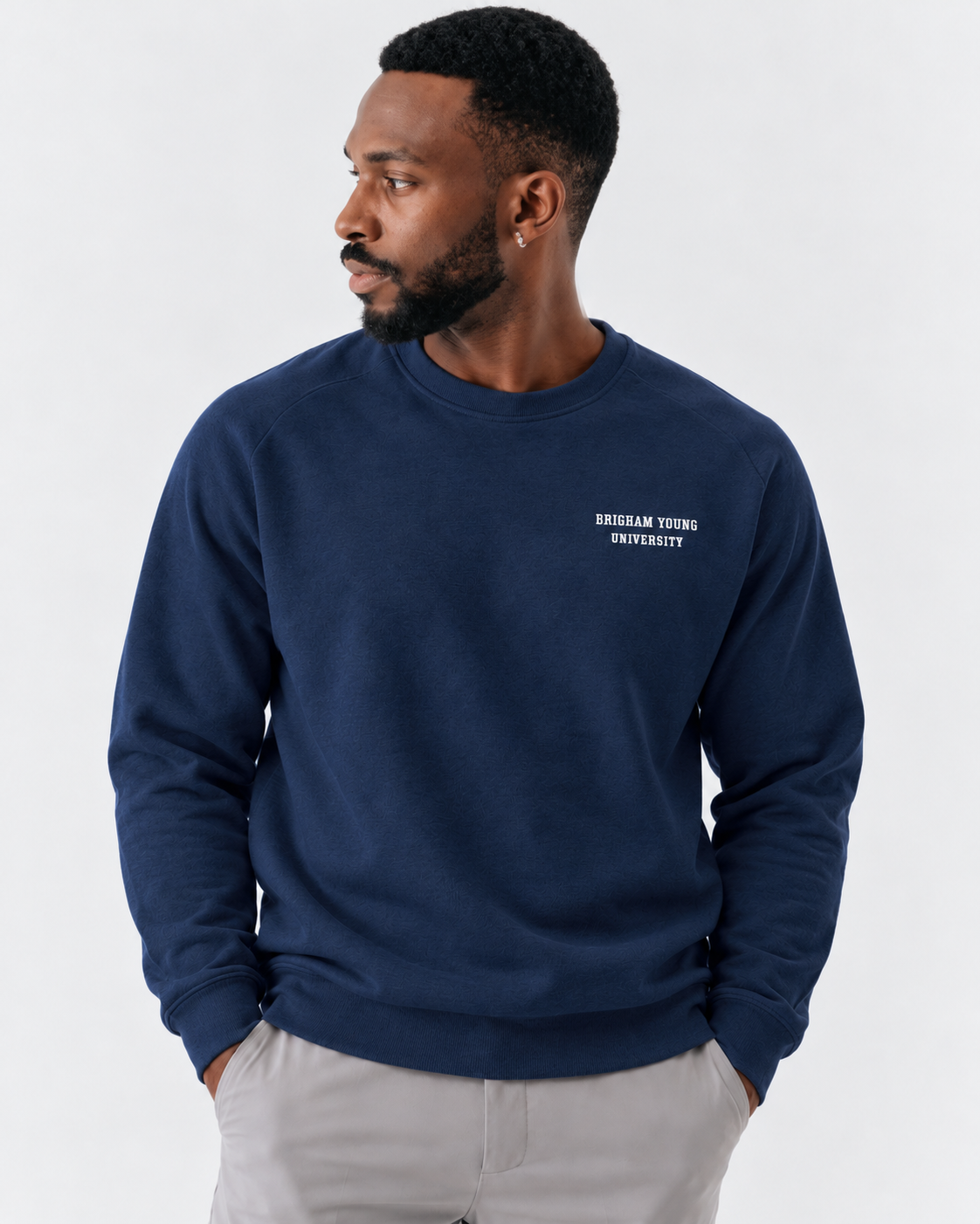 BYU Meridian Navy Crewneck