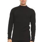 Men's Heavyweight Merino Wool Mock Neck | 100% Merino Wool