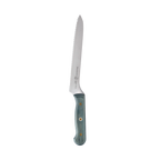 Custom Blue Scalloped Offset Knife - 8"