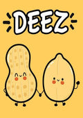DEEZ NUTS Funny Fridge Magnet Kitchen Home Decor - 3.5" x 2.5" Made in USA