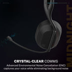 Midnight Wireless Gaming Headset Black