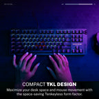 Midnight TKL Wired Mechanical Gaming Keyboard Black