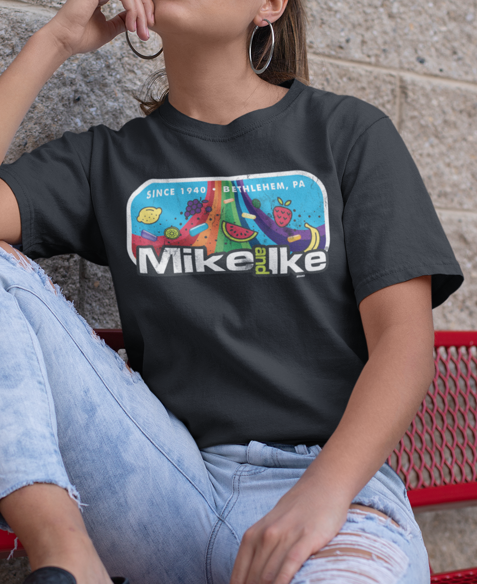 MIKE AND IKE® Retro 80s Rainbow Tee