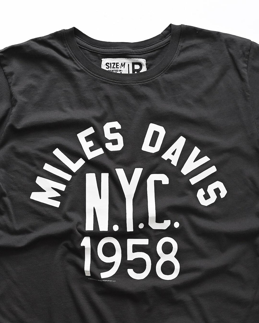 Miles Davis 1958 NYC Black Tee