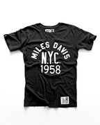 Miles Davis 1958 NYC Black Tee