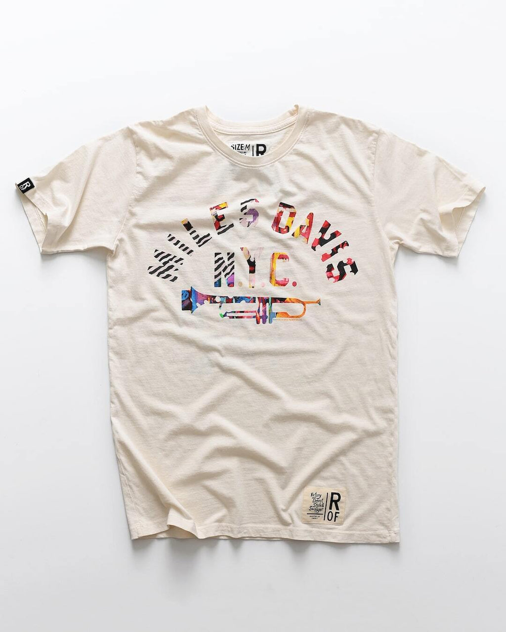 Miles Davis NY Trumpet White Tee
