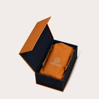 2 Watch Travel Case Full-grain Leather Watch Roll (Tawny Brown)