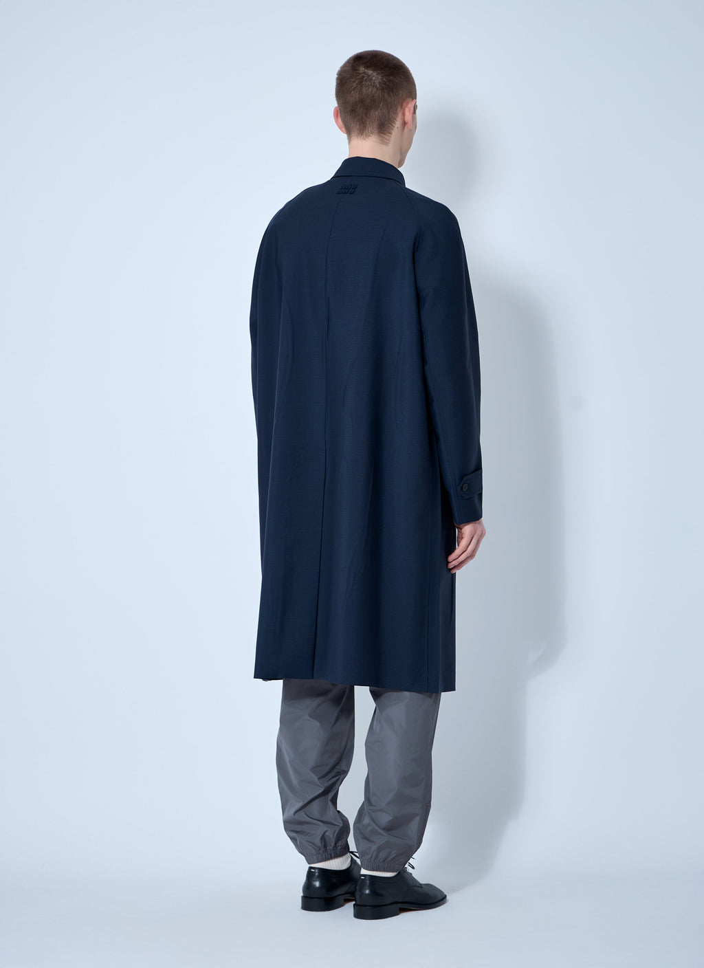 Miu Miu Men Single-Breasted Mohair Coat