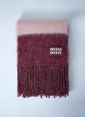 Miu Miu Women Logo Motif Scarf