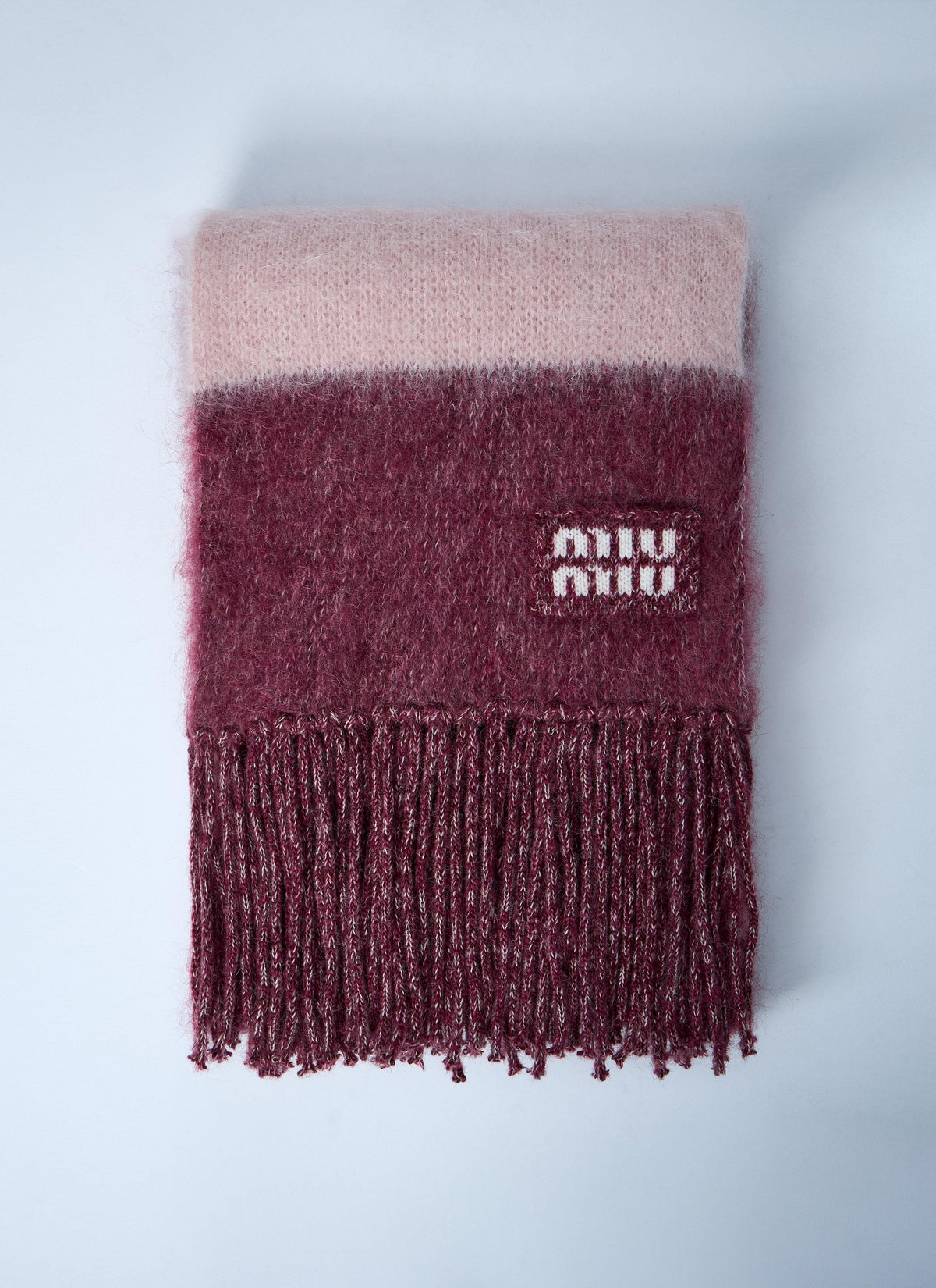 Miu Miu Women Logo Motif Scarf
