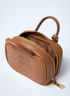 Miu Miu Women Micro Beau Leather Bag