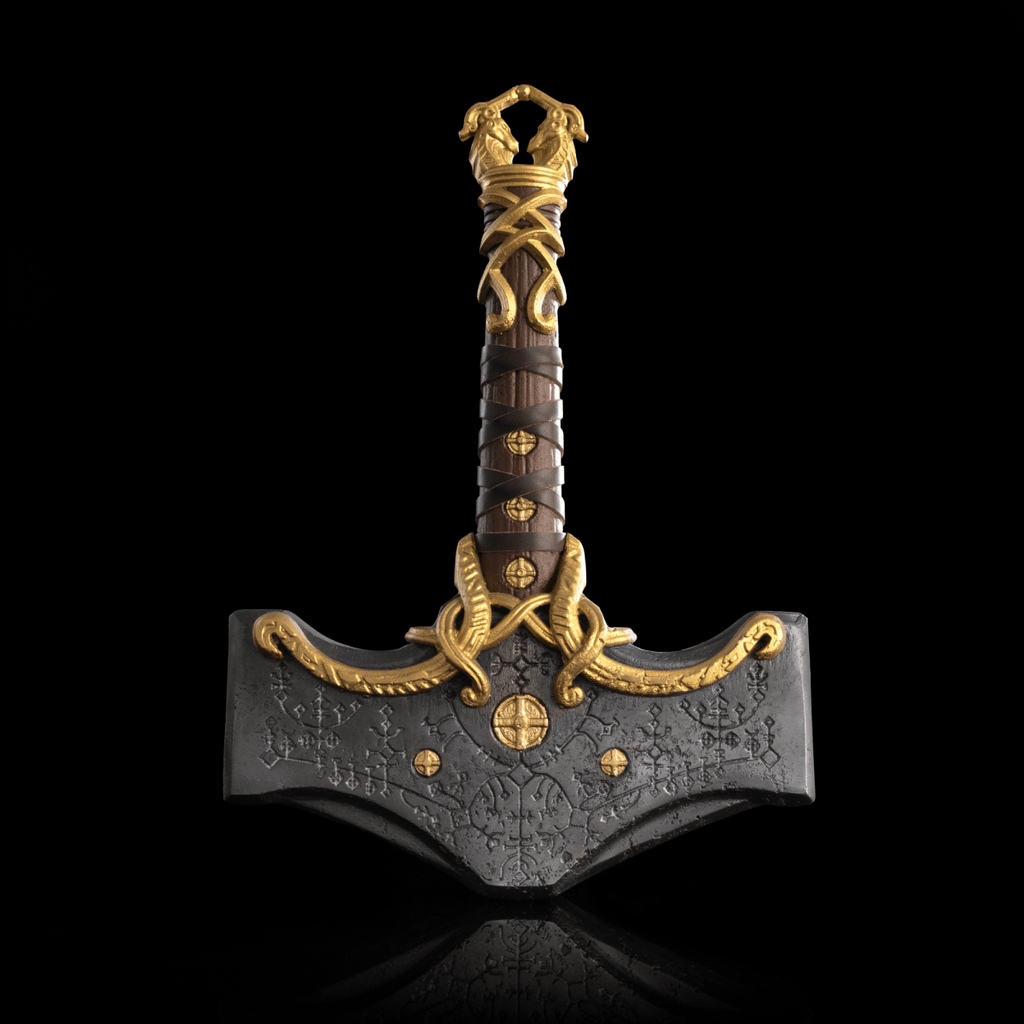 Mjolnir hammer steel version 26.45lb Glow-in-the-Dark Runes