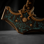 Mjolnir hammer steel version 26.45lb Glow-in-the-Dark Runes